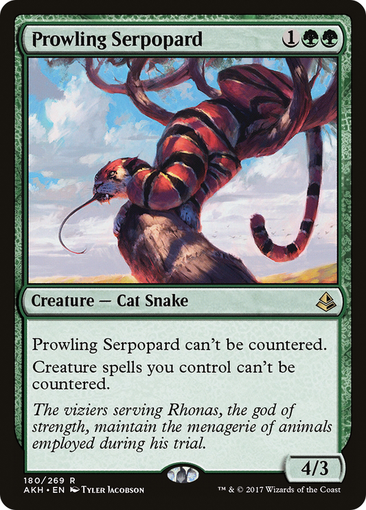 Prowling Serpopard (AKH-180) (Foil)