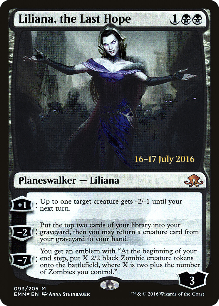 Liliana, the Last Hope (PRE-93S) (Foil)