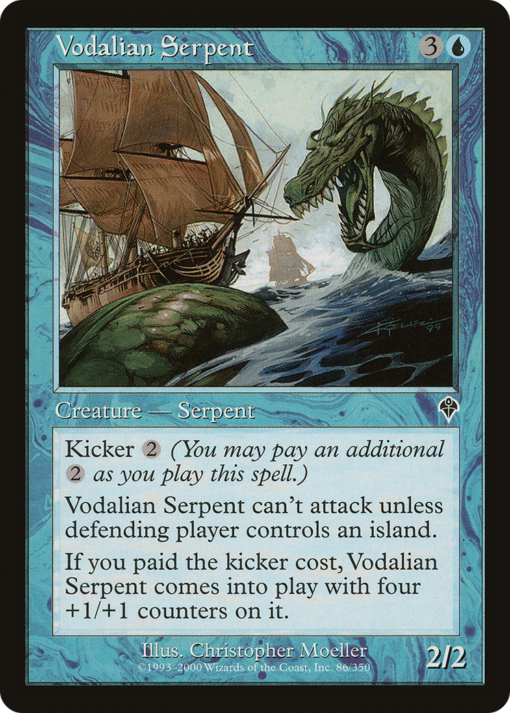 Vodalian Serpent (INV-086) (Foil)