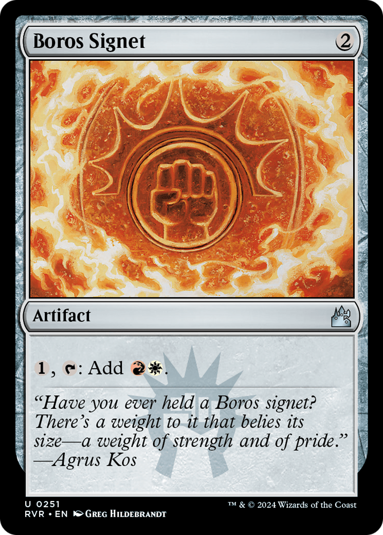 Boros Signet (RVR-251) (Foil)