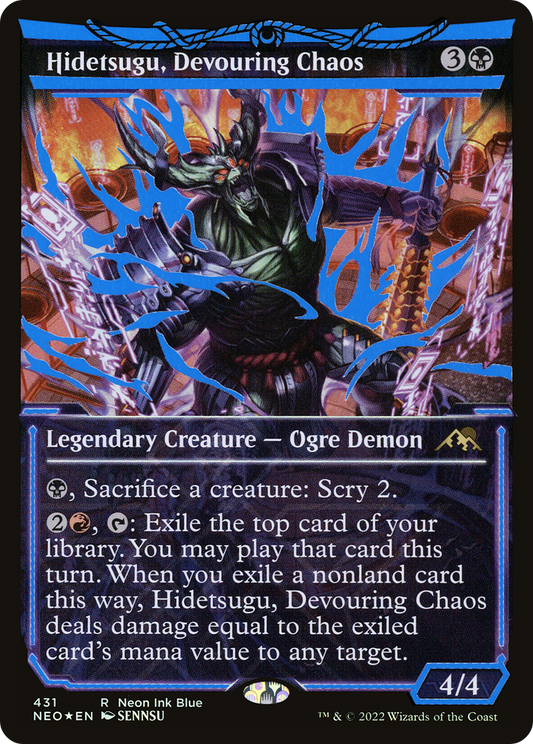 Hidetsugu, Devouring Chaos (NEO-431) (Showcase) (Foil)
