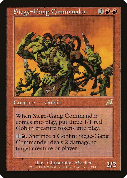 Siege-Gang Commander (SCG-103) (Foil)