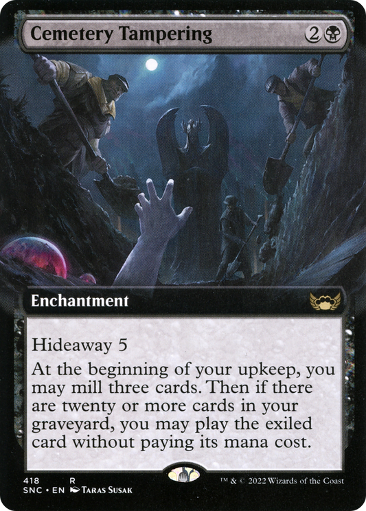 Cemetery Tampering (SNC-418) (Extended Art) (Foil)