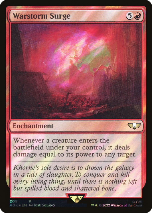Warstorm Surge (40K-209★) (Surge Foil)