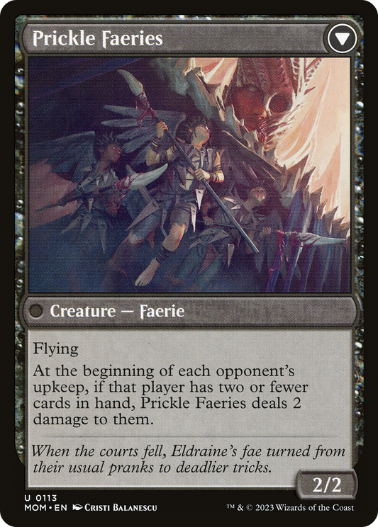 Invasion of Eldraine // Prickle Faeries (MOM-113) (Foil)