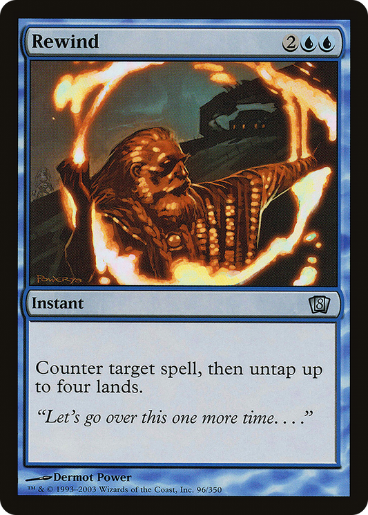 Rewind (8ED-96★) (Foil)