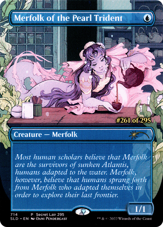 Merfolk of the Pearl Trident (SLD-714) (Borderless)
