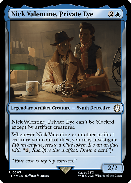 Nick Valentine, Private Eye (PIP-563) (Surge Foil)