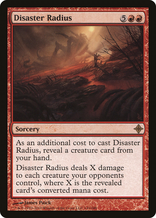 Disaster Radius (ROE-141) (Foil)