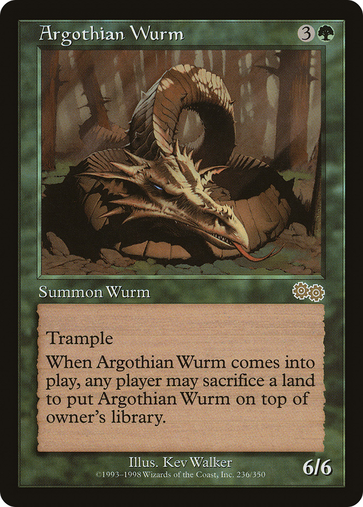 Argothian Wurm (USG-236)