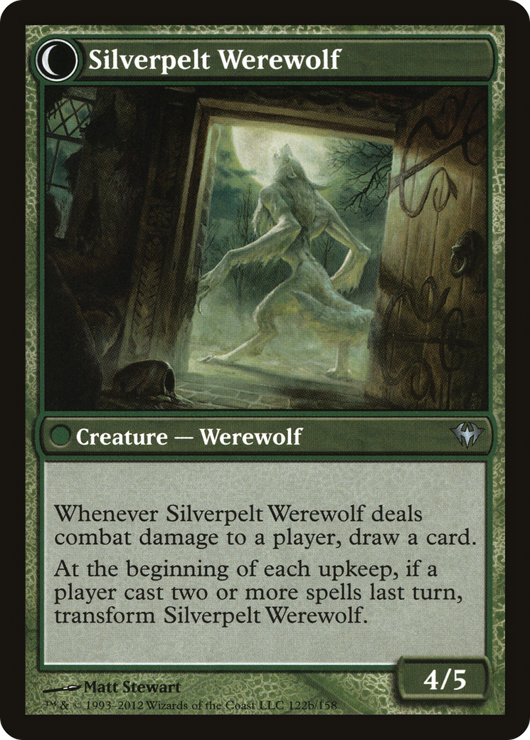 Lambholt Elder // Silverpelt Werewolf (DKA-122) (Foil)