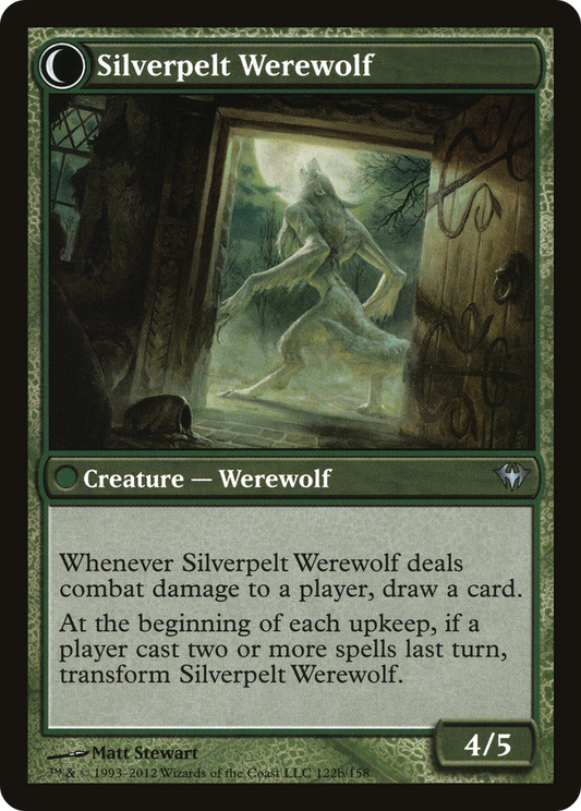 Lambholt Elder // Silverpelt Werewolf (DKA-122) (Foil)