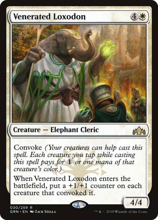Venerated Loxodon (GRN-030) (Foil)