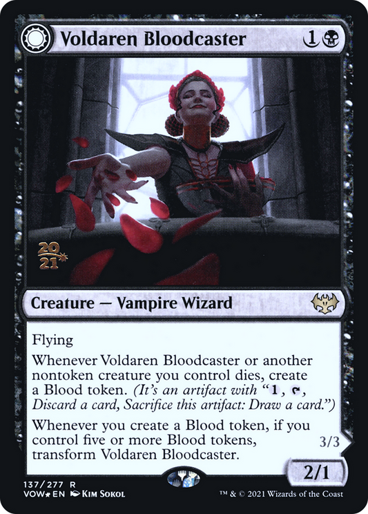 Voldaren Bloodcaster // Bloodbat Summoner (PRE-137S) (Foil)