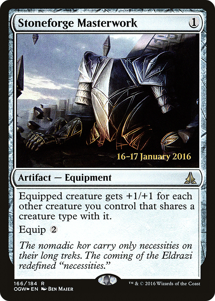 Stoneforge Masterwork (PRE-166S) (Foil)