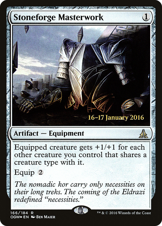 Stoneforge Masterwork (PRE-166S) (Foil)