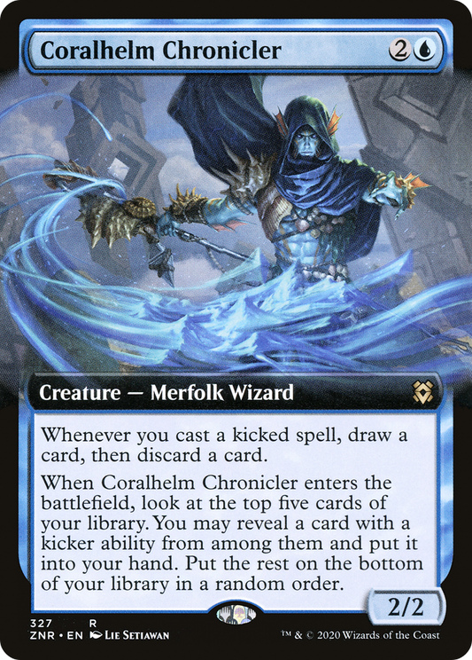 Coralhelm Chronicler (ZNR-327) (Extended Art) (Foil)