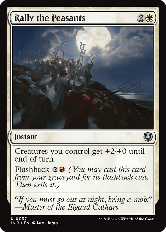Rally the Peasants (INR-037) (Foil)
