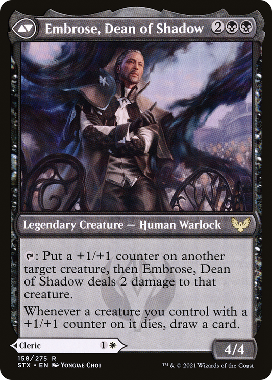 Shaile, Dean of Radiance // Embrose, Dean of Shadow (STX-158) (Foil)