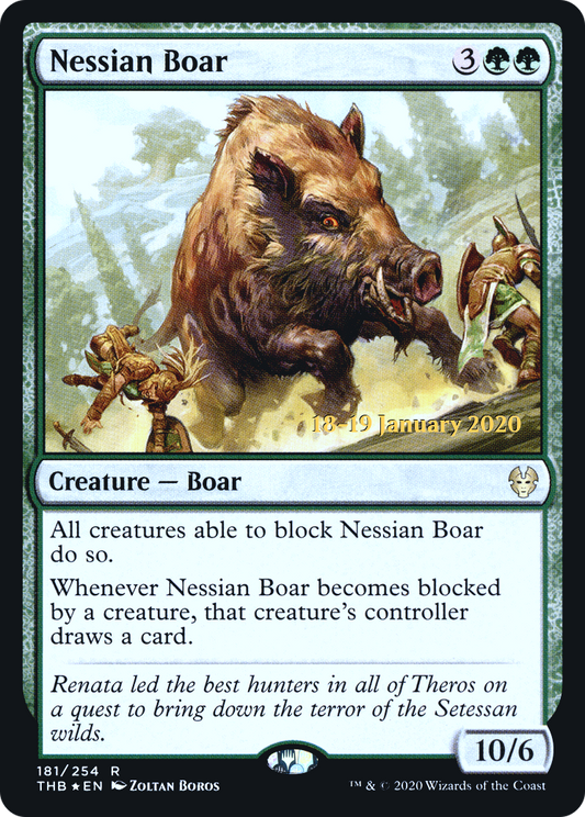 Nessian Boar (PRE-181S) (Foil)