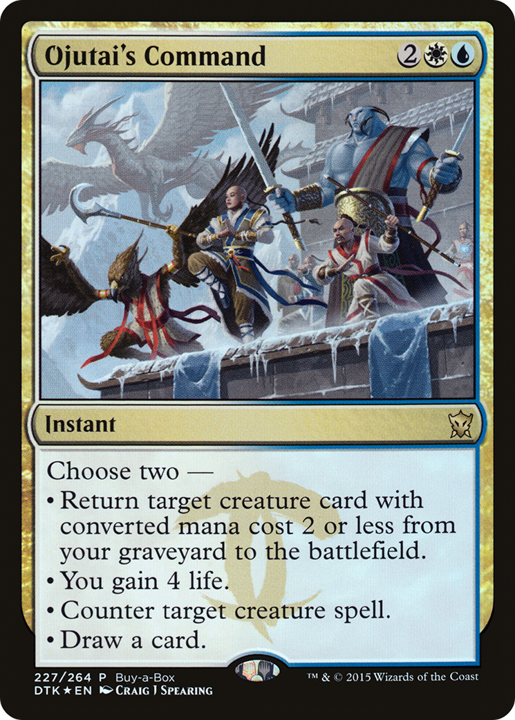 Ojutai's Command (BABP-227) (Foil)