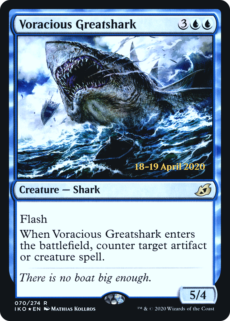 Voracious Greatshark (PRE-70S) (Foil)