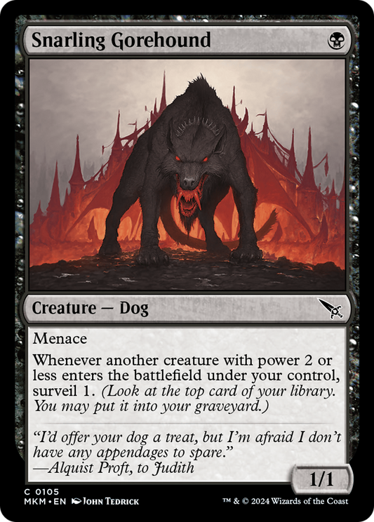 Snarling Gorehound (MKM-105)