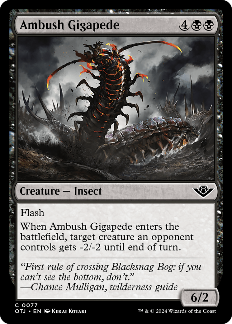 Ambush Gigapede (OTJ-077) (Foil)