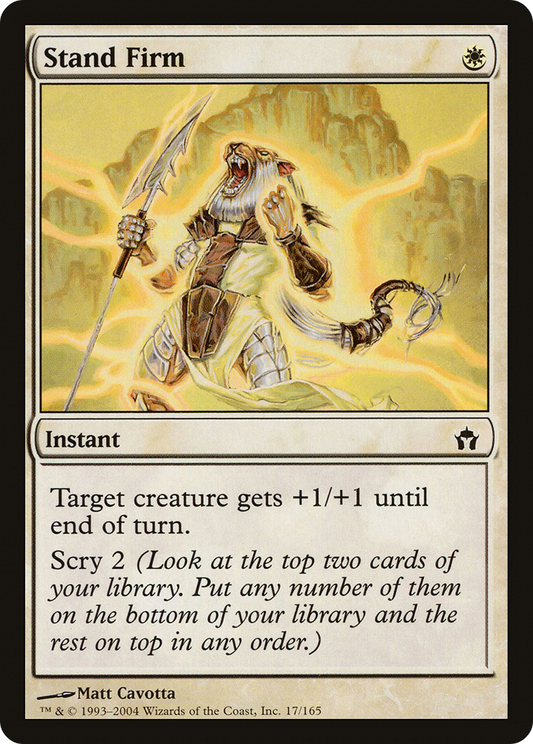 Stand Firm (5DN-017) (Foil)