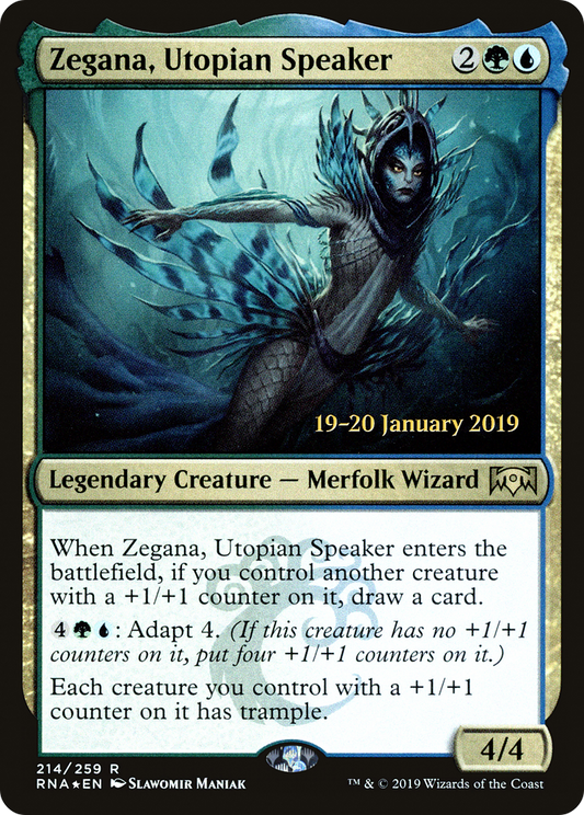 Zegana, Utopian Speaker (PRE-214S) (Foil)