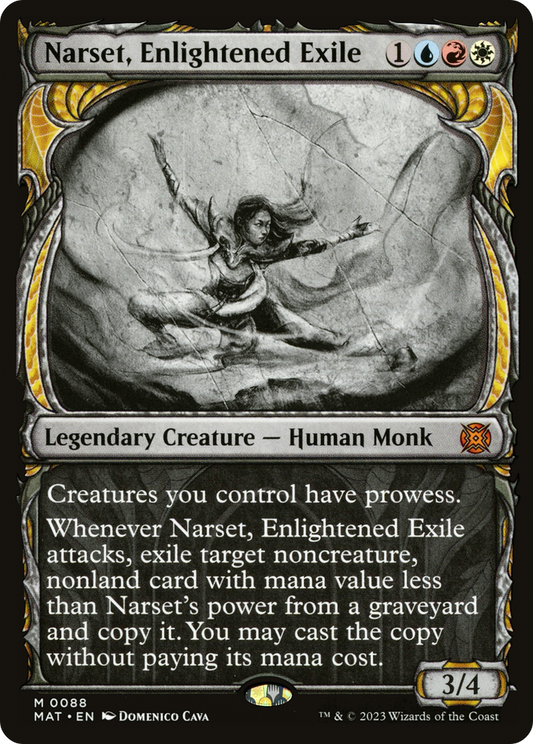 Narset, Enlightened Exile (MAT-088) (Showcase) (Foil)