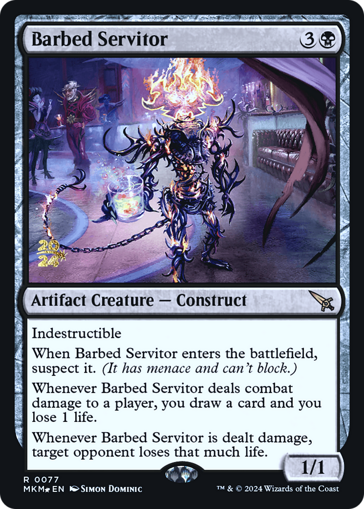 Barbed Servitor (PRE-77S) (Foil)