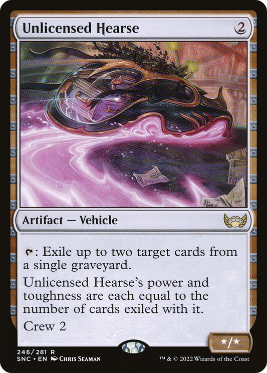 Unlicensed Hearse (SNC-246) (Foil)