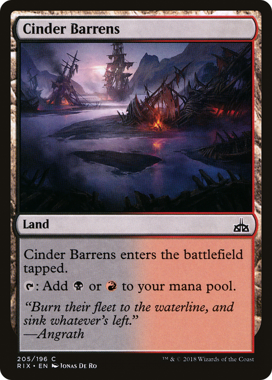 Cinder Barrens (RIX-205)