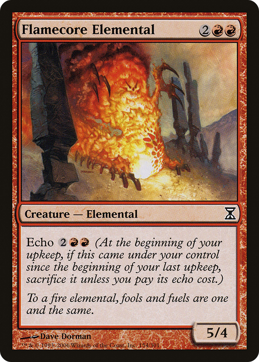 Flamecore Elemental (TSP-154) (Foil)