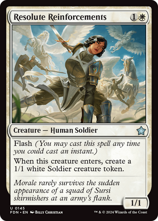 Resolute Reinforcements (FDN-145) (Foil)