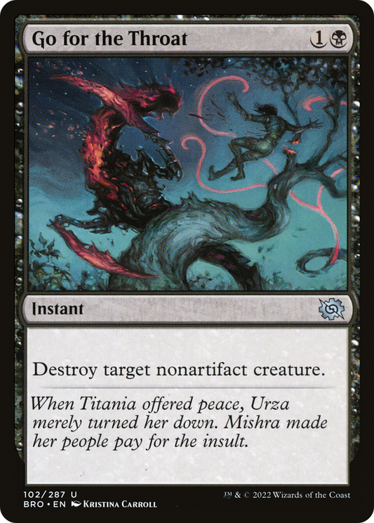 Go for the Throat (BRO-102) (Foil)
