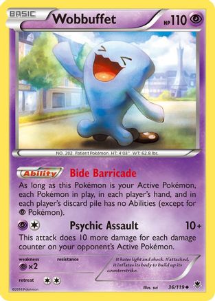 Wobbuffet (PHF-036) (Reverse Holofoil)