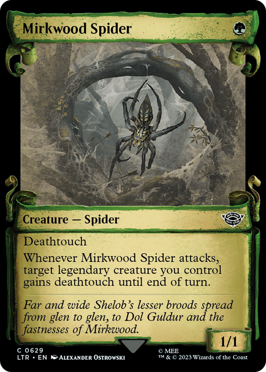 Mirkwood Spider (LTR-629) (Showcase) (Scroll)