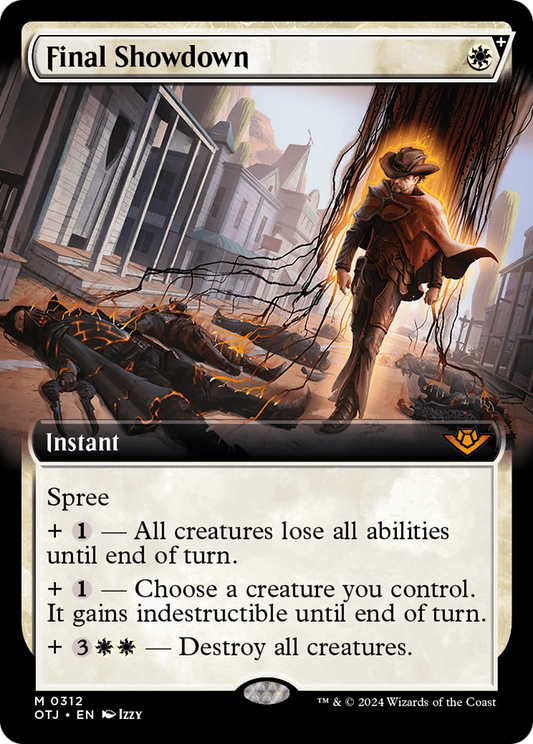 Final Showdown (OTJ-312) (Extended Art) (Foil)