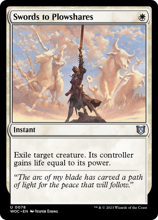 Swords to Plowshares (WOC-078)