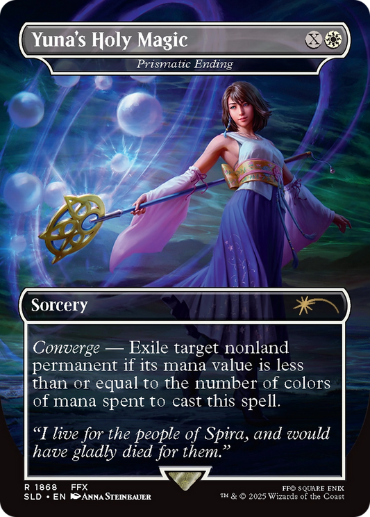 Yuna's Holy Magic / Prismatic Ending (SLD-1868) (Borderless)