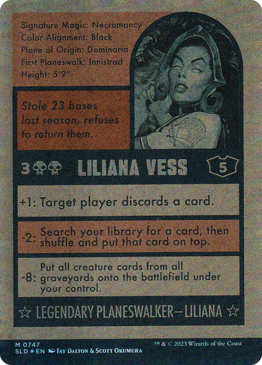 Liliana Vess // Liliana Vess (SLD-747) (Full Art) (Borderless) (Foil)