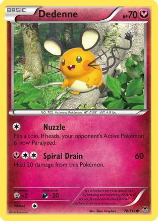 Dedenne (PHF-070) (Reverse Holofoil)