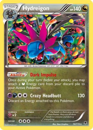 Hydreigon (PHF-074) (Holofoil)