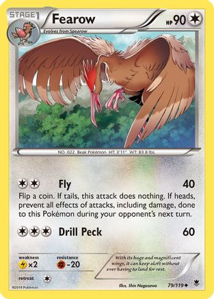 Fearow (PHF-) (Reverse Holofoil)