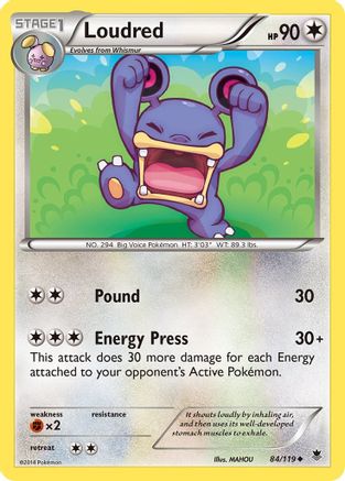 Loudred (PHF-) (Reverse Holofoil)