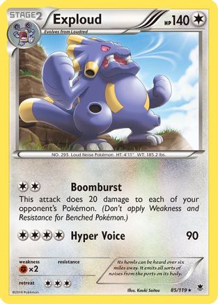 Exploud (PHF-) (Reverse Holofoil)