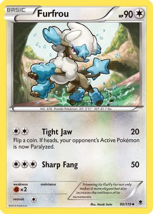 Furfrou (PHF-090) (Reverse Holofoil)