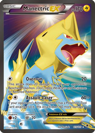Manectric EX (113 Full Art) (PHF-113) (Holofoil)